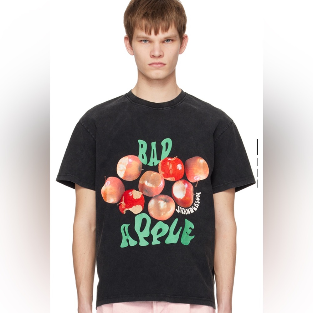 JW Anderson Bad Apple Graphic T-Shirt